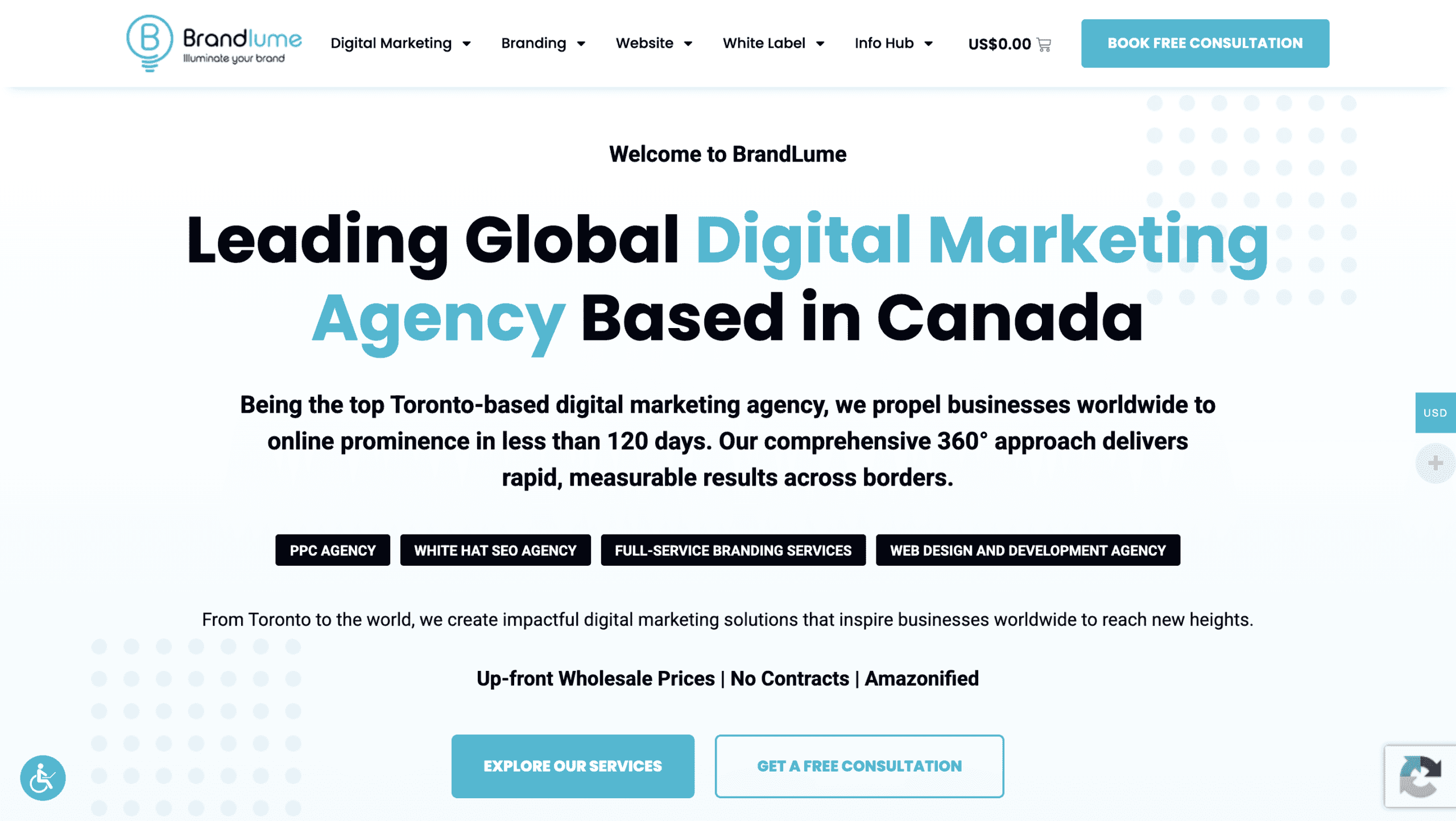 Leading digital marketing agency based in Toronto, Canada, specializing in online business growth.